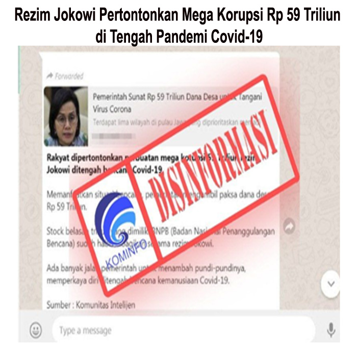 Rezim Jokowi Pertontonkan Mega Korupsi Rp 59 Triliun di Tengah Pandemi Covid-19