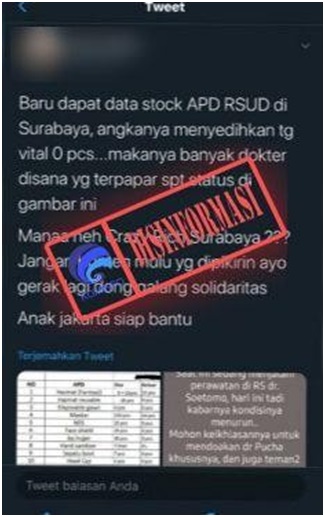 Kabar Menipisnya Stok APD di RSUD Dr. Soetomo Surabaya