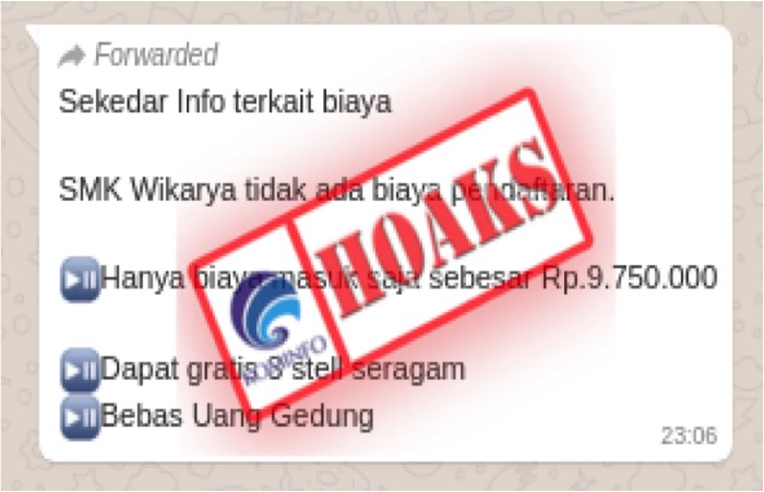 Biaya Masuk SMK Wikarya Karanganyar Jawa Tengah