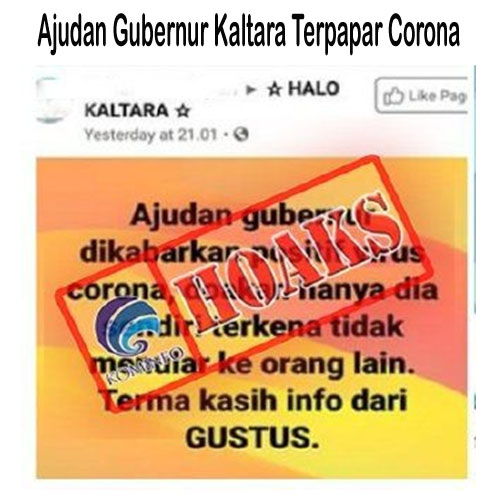 Ajudan Gubernur Kaltara Terpapar Corona