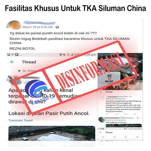 Fasilitas Khusus Untuk TKA Siluman China