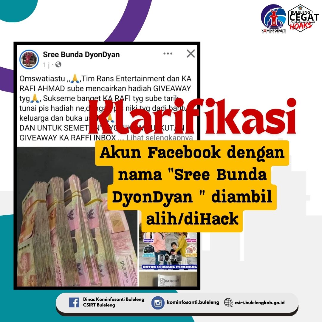 Akun Facebook dengan nama 