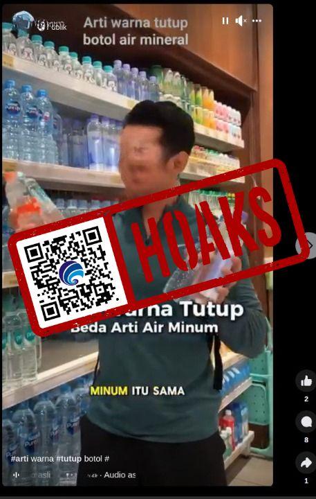 Warna Tutup Botol Air dalam Kemasan Menandakan Jenis Airnya