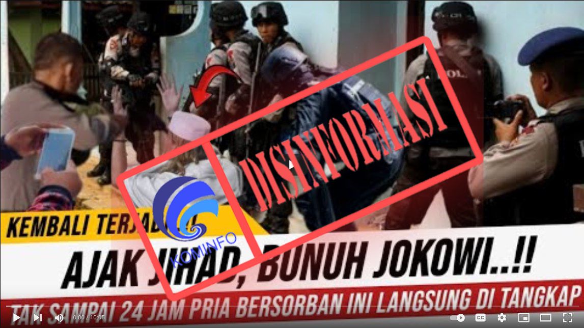 Penangkapan Pria Bersorban oleh Aparat Kepolisian karena Mengajak Masyarakat Melakukan Jihad dengan Menghilangkan Nyawa Presiden Jokowi