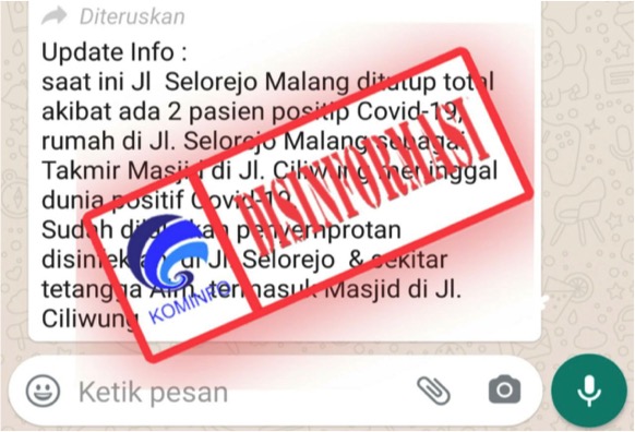 Dua Orang Positif Covid-19 Meninggal di Selorejo Kota Malang