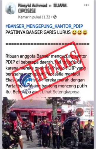 Banser NU Melakukan Pengepungan Terhadap Kantor PDIP Terkait RUU HIP