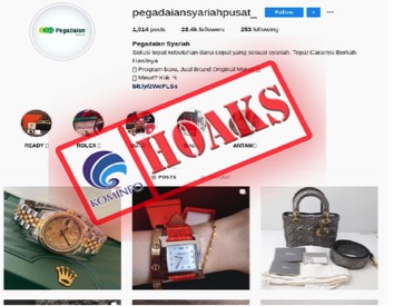 Penjualan Barang Branded Atas Nama Pegadaian Syariah