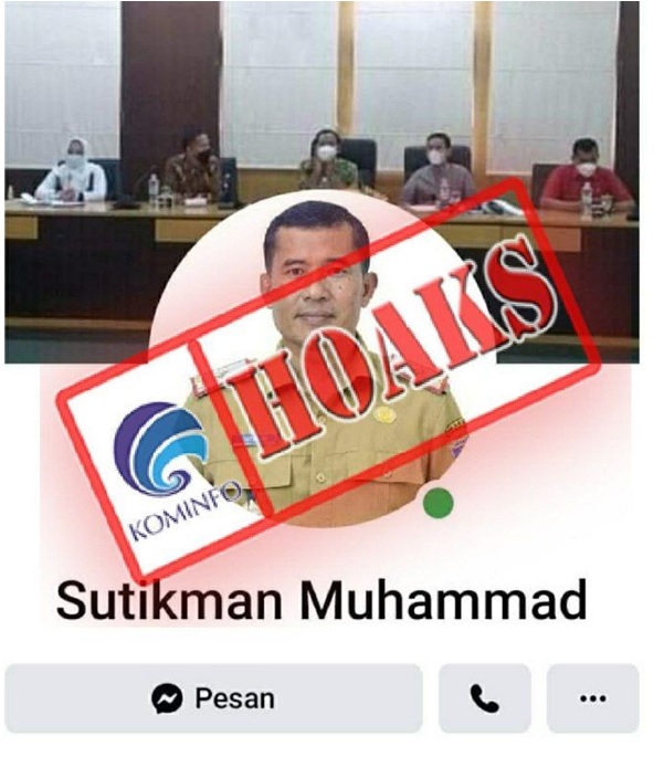 Akun Facebook Mengatasnamakan Kaban BPKSDM Ogan Komering Ulu (OKU)