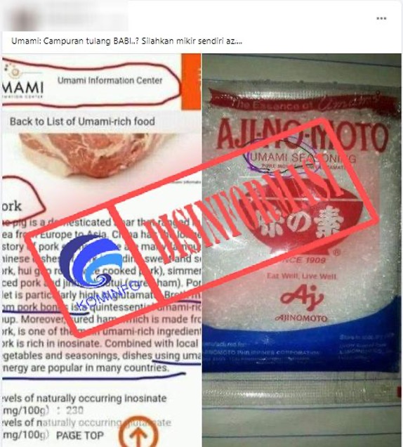 Rasa Umami Ajinomoto Mengandung Tulang Babi