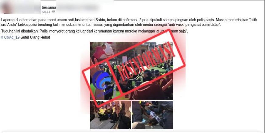 Dua Orang Pria Meninggal Dunia Akibat Kekerasan Polisi saat Aksi Protes Anti-Vaksin dan Anti-Masker di London