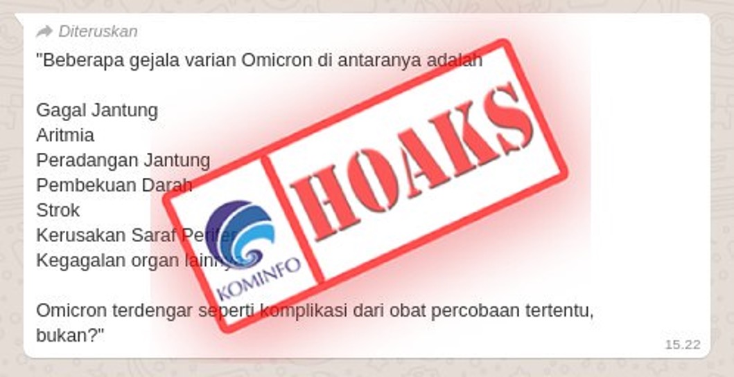 Gagal Jantung hingga Strok adalah Gejala Omicron